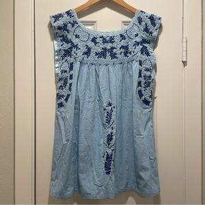 Mi Golondrina Embroidered Top